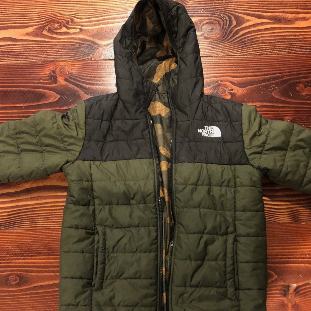North Face Camo Kids Jacket